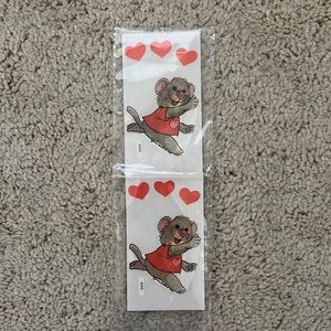 Suzy’s Zoo stickers - mouse with hearts